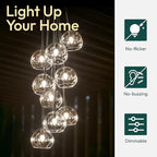 ALAMPEVER 800LM Super Bright Dimmable LED Light Bulb, E26 LED Bulb 100 Watt Equivalent, B11 5000K Daylight White LED Candelabra Bulb, 5.5W, 6 Pack