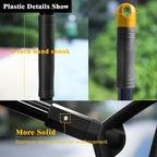 Heavy Duty Broom Outdoor Indoor, Upgraded Commercial Angle Brooms, Black Broom for Sweeping House, Restaurant, Kitchen, Garage, Courtyard