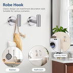 TQKAG 5 Piece Bathroom Towel Bar Holder Sets Brushed Nickel Bathroom Hardware Set Stainless Steel Toilet Paper Holder with Shelf Bathroom Accessories Kit Wall Mounted