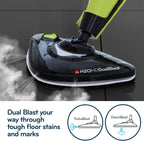 H2O HD 5-in-1 DUALBLAST Steam Mop and Handheld Steam Cleaner For Floor Cleaning, Hardwood Floors, Grout Cleaner, Upholstery Cleaner, Tiles and Carpets