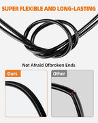 16 Gauge Wire, 16 AWG 2 Conductor Electrical Wire, Flexible/Oxygen-Free Tinned Copper/Stranded PVC 16/2 Cord for Automotive, Marine, LED Strips, Solar, RV, Lighting (200FT)