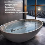 1800W Submersible Water Heater Portable Electric Hot Tub and Pool Immersion Water Heater with Temp Control, WiFi Timer for Baptistry, Spa, Inflatable Pool, Above Ground Pool and Bathtub