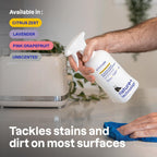 ATTITUDE All Purpose Cleaner Spray, EWG Verified, Vegan, Made with 94% Plant-Based Ingredients, Streak-Free for Kitchen, Bathroom, Glass & More, Lavender Scent, 27.1 Fl Oz