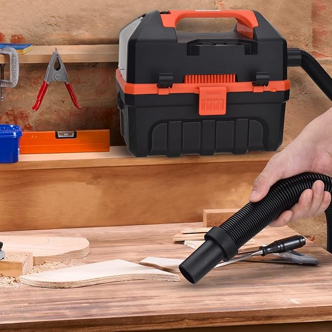 LIGO 20V Cordless Shop Vacuum, 2.64 Gallon, Portable, Wet/Dry, Handheld, with Blowing Function- Includes 4.0 Ah Battery, HEPA, Foam Filters and Charger(Upgrade)