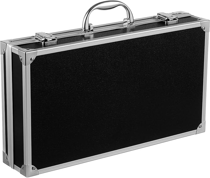 Portable Aluminum Alloy Tool Box Multi-functional Emergency Kit Case Capacity for Medicine Crafts and Accessories Compact Design Convenient Handle