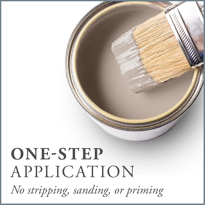 AMY HOWARD AT HOME Chalk-Based One Step Paint for Furniture, Cabinetry, Decor, Finish, and More | No Stripping, Sanding, or Priming | Medium Base | 32 Ounce | Java