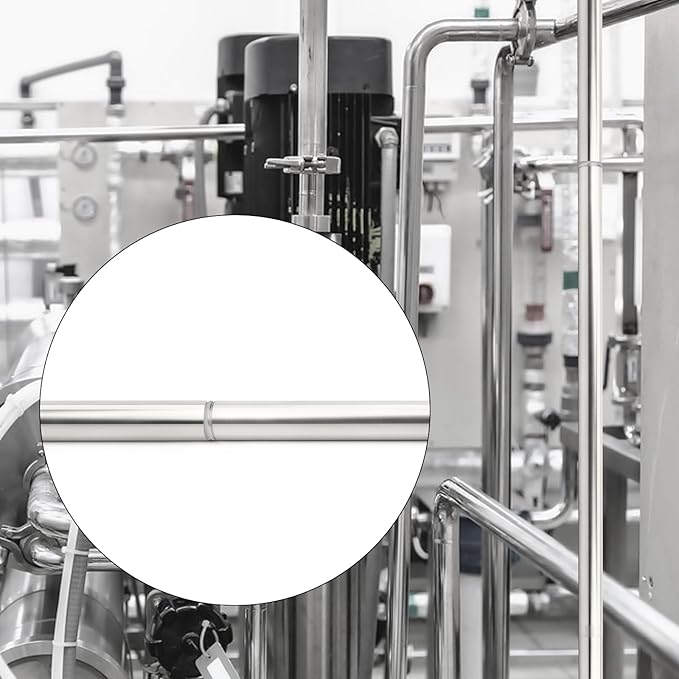 TAISHER 2PCS 304 Stainless Steel Pipe Fittings, 1/4" NPT Male Threaded, 16" Length Weld Nipple Cast Pipe