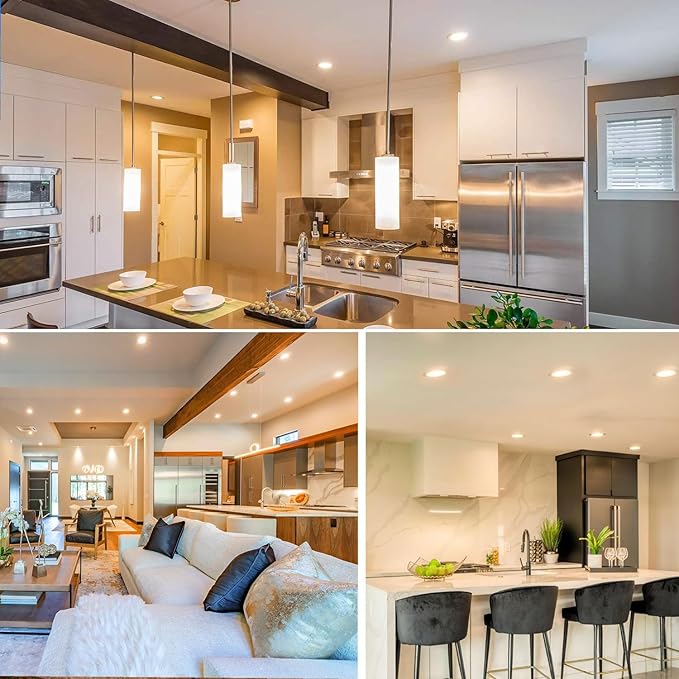 Par30 Flood Light Bulbs, 6-Pack Dimmable Par30 Halogen Bulb 2800K Warm White Flicker Free Par30 Long Neck Halogen 60W Bulb E26 Base for Accent Lighting, Tracking Lighting & Recessed Lighting