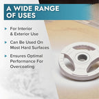 Polar All Surface Primer Matte Gray - 2 x 13.5 Fl Oz - Ideal for Wood, Metal, Plastic, Brick - Enhanced Adhesion & Quick Drying