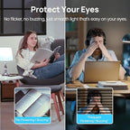 Consciot A19 LED Light Bulbs Dimmable,60W Equivalent,5000K Daylight White,9W 800 Lumens,E26 Standard Base,UL Listed,Lighting for Bedroom Living Room Home Office,5 Packs