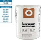VF3502 Shop Vac Bags Compatible with Ridgid Wet Dry Vacuum, 12-16 Gallon High Efficiency Dust Bags (9 Pack)