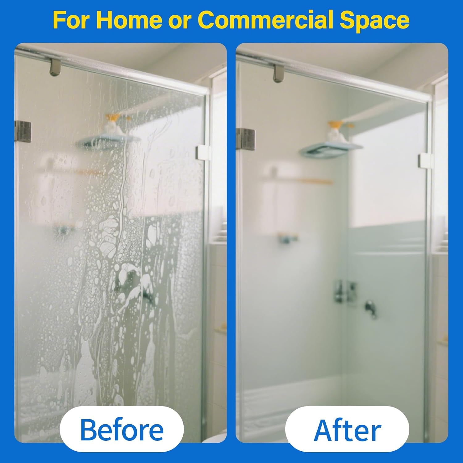 Hard Water Stain Remover, Shower Glass Door Cleaner Cream For Hard Water Stain,Bathroom Glass,Windows,Tile,Grout,Toilet Bowl,Calcium Build Up,Hard Water Cleaner 16.91 Oz (670 Grams)