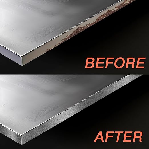 GSCIT Club Grey Silver Edge Banding, 1 Inch x 50ft Aluminum Brushed Edge Banding PVC Edge Trim for Cabinet Repair Furniture