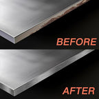 GSCIT Club Grey Silver Edge Banding, 1/2 Inch x 25ft Aluminum Brushed Edge Banding PVC Edge Trim for Cabinet Repair Furniture