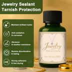 50ml Jewelry Protective Coating, Jewelry Sealant Tarnish Protection Maintain Brilliant Luster, Against Wear & Oxidation, Suitable for Metals, Gemstones