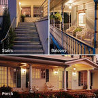 Leools G16.5 E26 led Bulb 4W Equal 40 watt Vintage LED Edison Bulb AC120V 400LM 2700K Amber Warm White Clear Dimmable LED Bulb for Ceiling Fan Light Bulbs,Appliance and Refrigerator Light Bulb 6Pcs