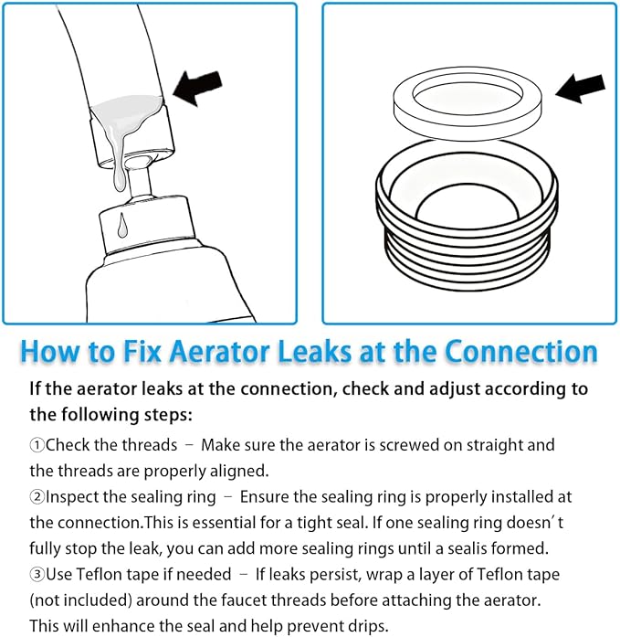 Faucet Aerator Faucet Sprayer Attachment, Kitchen Faucet Head Replacement with 4 Spray Modes, 360° Swivel Faucet Extender Anti-Splash Sink Sprayer Faucet Nozzle Head (Smooth, Silver)