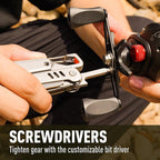 Multitool Stainless Steel Multi-Tool Pliers 13-in-1 with Sheath, Safe Locking, Carabiner, Professional Pocket Tools for Fishing & Camping