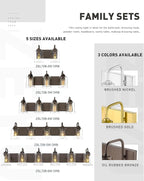 zeyu Oil Rubbed Bronze Bathroom Light Fixtures, 2-Light Bath Vanity Light, 12.5 Inch Farmhouse Wall Sconces with Clear Glass Shade, ZSL72B-2W ORB