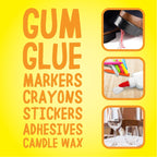 Goo Gone Original Spray Gel - Adhesive Remover, Removes Chewing Gum, Grease, Tar, Stickers, Labels, Tape Residue, Oil, Blood, Lipstick, Mascara, Shoe Polish, Crayon, 12 Oz, 6 Pack