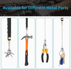 4 Pieces 10LBs Telescoping Magnetic Pickup Tool, Magnet Stick Rod Extendable 7" to 30.5" for Men, Birthday, Father's Day, Christmas Gift