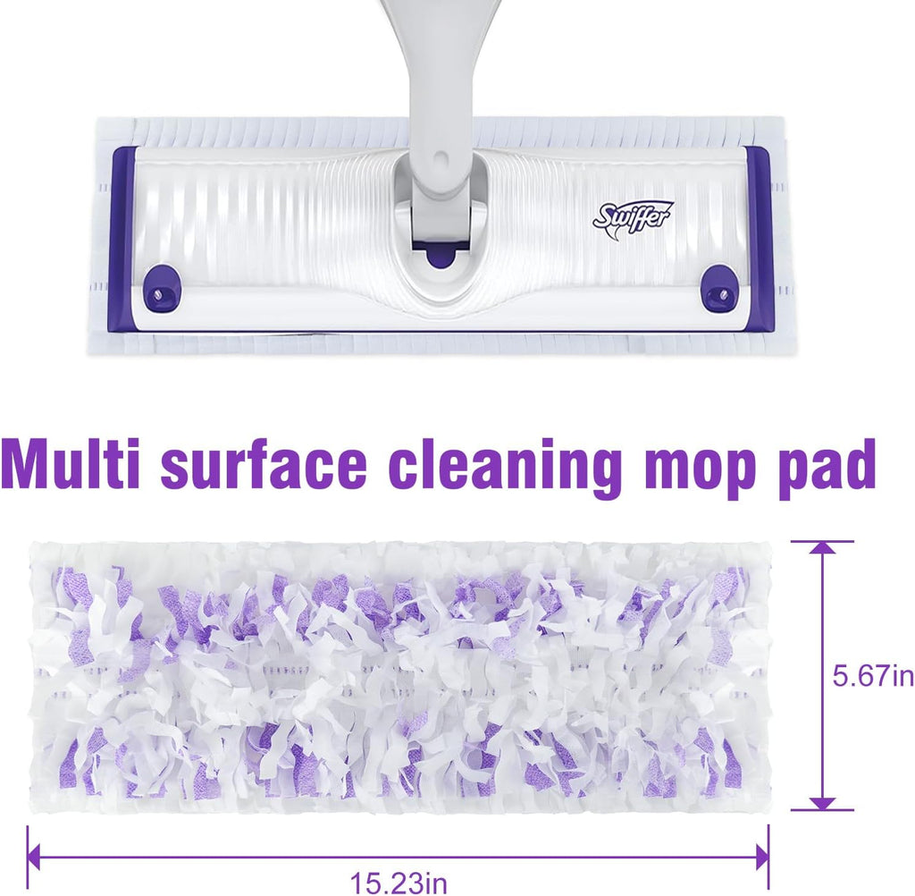 48 Pack Disposable Power Mop Refills Pads Compatible with Swiffer Power Mop,Spray Wet Pads Refill for Swiffer ,Disposable Mopping Pad Refills for Multi-Surface Floor Cleaning