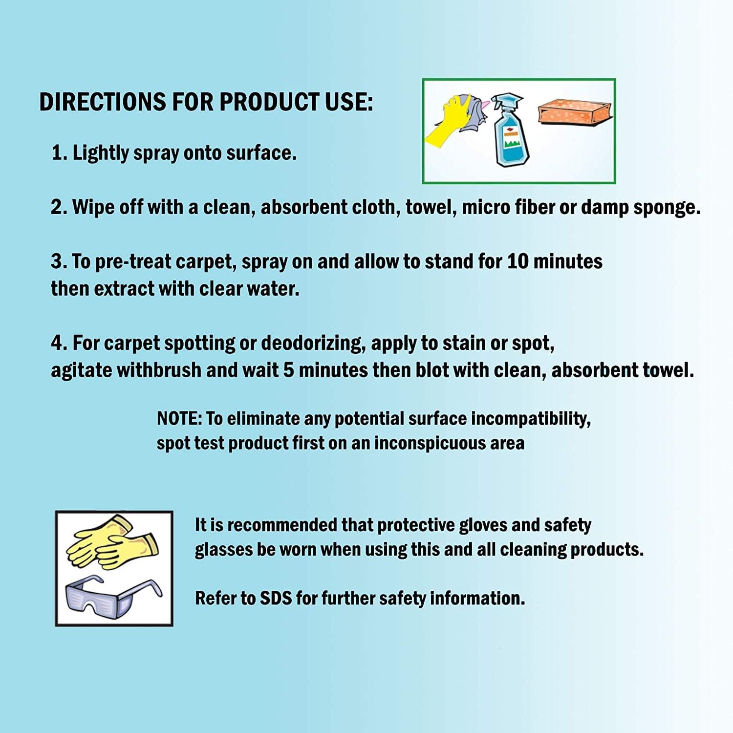 GreenFist Hydrogen Peroxide All Purpose (Glass, Carpet,Stain Remover) Cleaner (1 Quart, 32 oz - 2 PACK)