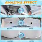 Mold Stain Remover Gel, Washing Machine Gasket Cleaner for Front Loader Washer Rubber Seal Home Stain Removal Gel for Grout, Caulk, Refrigerator, Shower, Bathtub, Bathroom Cleaning Solution (8 Fl Oz)