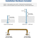 JOY DECOR Cabinet Pulls – 3-3/4 Inch Hole Center, Antique Brass, 5 Pack, Zinc Alloy Cabinet Handles for Drawers & Cupboard – Vintage Style Hardware for Kitchen, Bathroom, Dresser, Furniture Makeover
