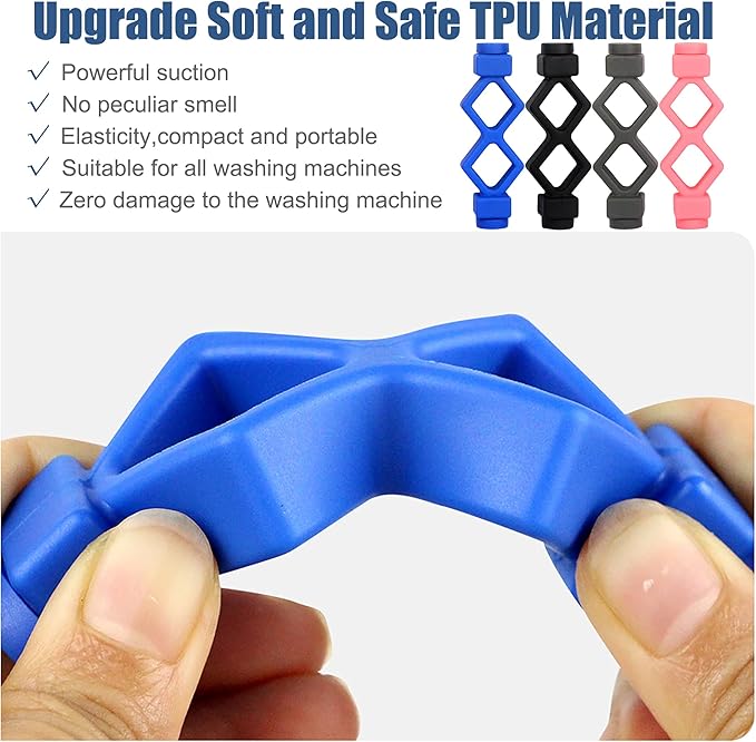 Magoog Washer Door Prop, Magoog Front Load Washer Door Prop, Keep Front Load Washer Door Open and Dry to Prevent Damping, Upgraded Longer Door Prop for Front Load Washing Machines