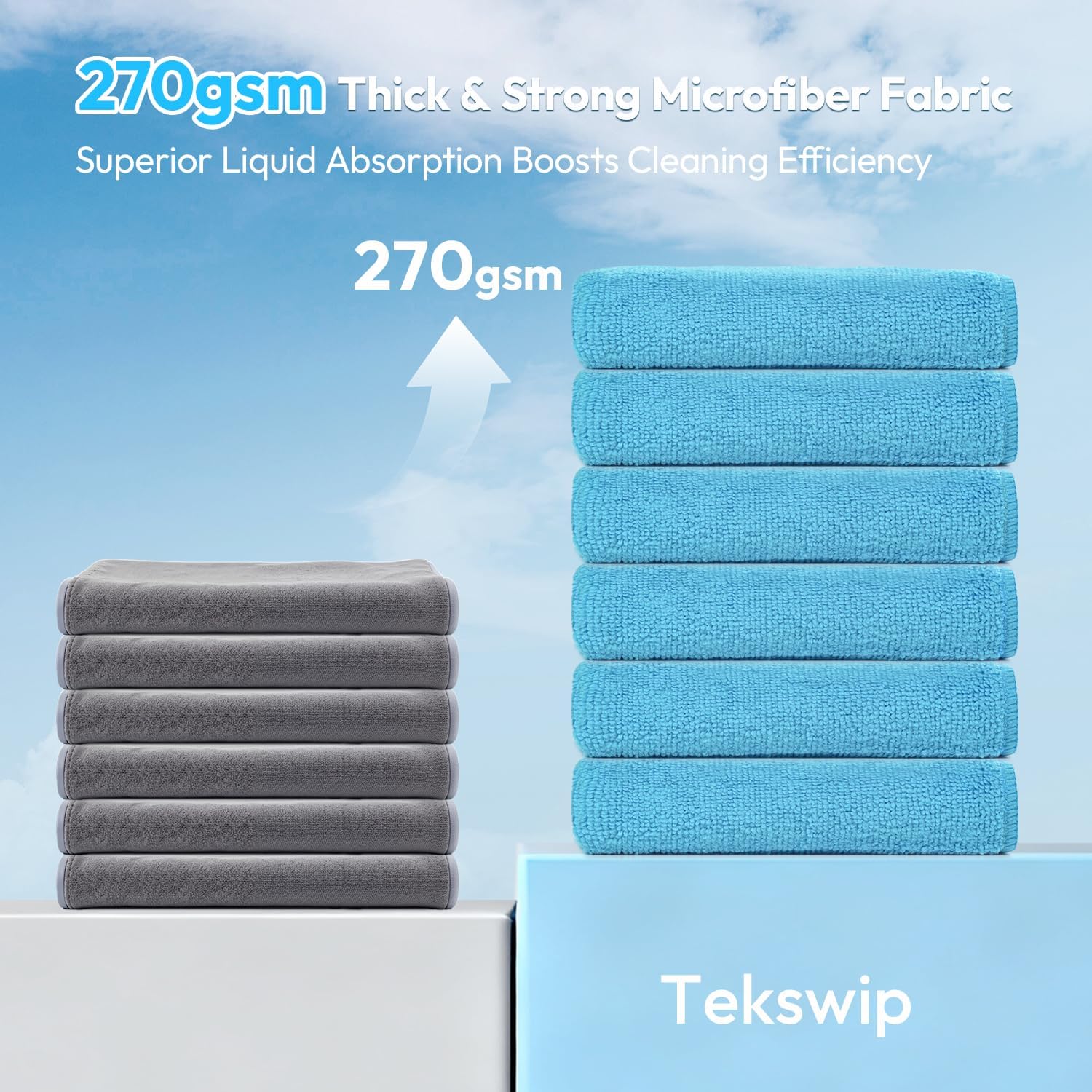 Microfiber Cloth Cleaning Towels (Mixed Color)