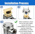 B-0969-RK01 Vacuum Breaker Repair kit for t&s WATTS LF288A 288A Faucet - 2 PK