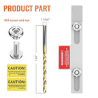 Generator Interlock Kit Compatible with Eaton Cutler Hammer 100 Amp or 125 Amp for BR Panels with Adjacent Main and Branch Breakers