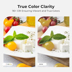 Dimmable E26 LED Bulb 6W, 60 watt Equivalent, A19 Clear Glass LED Light Bulb 5000K Daylight, Vintage LED Edison Bulbs for Ceiling Fan, 90+CRI, 600LM, 4 Pack