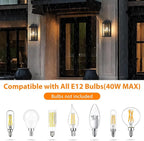 25" Outdoor Light Fixture Large Dusk to Dawn Outdoor Wall Lights, Black Exterior Light Fixture, Outside Coach Lights Wall Mount Waterproof Outside Light Fixtures for House Garage Porch Patio