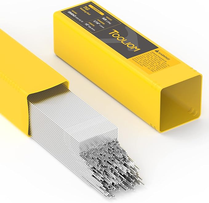 TOOLIOM Aluminum TIG Welding Rod ER4043 Welding Wire Filler Rod 1/16" x 16" 5LB