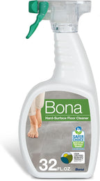 Bona Multi-Surface Floor Cleaner Spray - 32 fl oz - Unscented - Refillable - Residue-Free Floor Cleaning Solution for Stone, Tile, Laminate, and Vinyl Floors