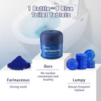 Toilet Bowl Cleaner, Automatic Long Lasting Continuous Toilet Bowl Cleaners, Bathroom Cleaner Prevent Stain Build Up Deep Clean,3 Bottles Septic Safe Toilet Bowl Tablets in Bottle Light Lemon Scent