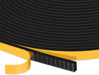 Strong Adhesive Weather Stripping, Window Foam Seal Strip with Single Sided Adhesive, Soundproof Weatherproof Weather Tape for Sliding Door Jamb, Lightproof, Dustproof(1/4 In x 1/16 In x 66Ft)