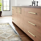 10 Pack 7"(177mm) Gold Cabinet Pulls Kitchen Cabinet Handles Drawer Pulls Cupboard Hardware for Cabinets CK0078