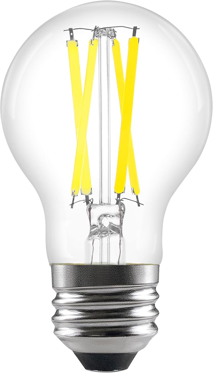 Sylvania LED TruWave Natural Series A19 Light Bulb, 100W Equivalent, Efficient 15W, 1600 Lumens, Medium Base, Dimmable, Clear, 2700K, Soft White - 1 Pack (42303)