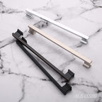 Alzassbg 5 Pack Matt Black Cabinet Pulls, 10 Inch(254mm) Hole Centers Kitchen Cabinet Handles for Cabinets and Drawers AL3061MB