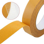 QDiShi Double Sided Heavy Duty Mounting Tape, Universal High Tack Strong Wall Adhesive with Fiberglass Mesh, Multipurpose Tape, High Stickiness Strong Thin Fabric Carpet Tape (1in x 66ft)