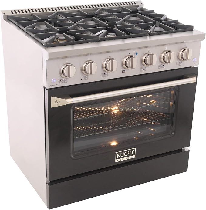 Kucht KNG361/LP-K Gas Range, Black