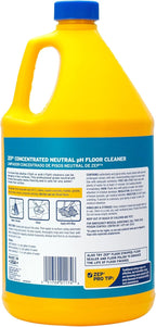 Zep Neutral pH Industrial Floor Cleaner. 1 Gallon (Case of 2) - ZUNEUT128 - Concentrated Pro Trusted All-Purpose Floor Cleaner