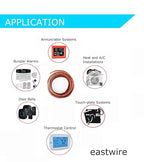 18/8 25ft Thermostat Wire- Brown - Solid Copper 18 Gauge, 8 Conductors - CL2 (ETL Listed) - Residential, Commercial and Industrial Rated (18/8, 25ft)