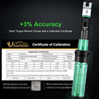 Spoke Torque Wrench, Motorcycle Spoke Wrench with 5.1-6.9mm Wrench Heads, Bike Torque Wrench, Spoke Torque Wrench for Dirt Bike Tool Kit