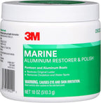 3M Marine Aluminum Restorer and Polish, 09020, 18 oz, for Marine Detailing, Remove Heavy Oxidation and Chalking, 1 Tube