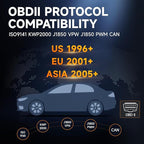 (Upgraded of NT301)FOXWELL NT301 Plus 2-in-1 OBD2 Scanner Battery Tester, Professional Check Engine Code Reader Car Diagnostic Tool, 12V 100-1100CCA Cranking Charging Analyzer for 1996+ Newer Vehicle