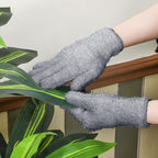 Patelai 3 Pairs Microfiber Plant Dusting Gloves Leaf Cleaning Gloves for Indoor Plants, Blinds, Furniture, House(Medium,Dark Blue, Gray, Khaki)